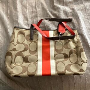 Coach Color Accent Purse